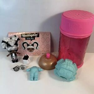 LOL Surprise Hairgoals Yang QT White & Black Hair W/ LOL Capsule & Accessories